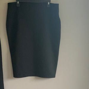 Bisou Bisou Formal Black Skirt with Slit